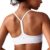 BAYDI Clouduxi Y Back Sports Bra for Women – Padded Racerback Spaghetti Strap Low Impact Workout Yoga Bra, A-C Cups